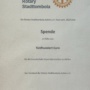 Rotary Deutschland spendet 500€ an DUESEN